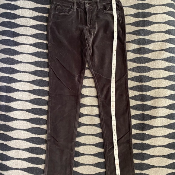 VTG Joe's Jeans Fit Skinny Vionaire Velvet Pinwale Corduroy Charcoal Size 28 - Picture 4 of 12